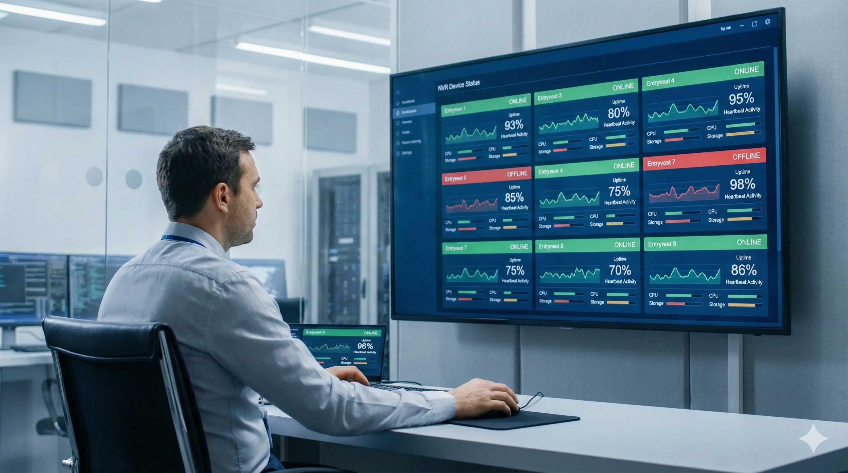 NVR Status Monitoring Dashboard